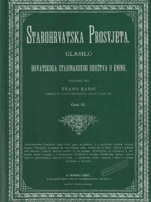 Časopis Starohrvatska prosvjeta god. III./1897.